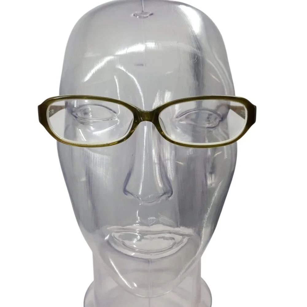 Michael Kors M2660 Green Plastic Eyeglass Frames 52-18-140 Olive Rectangle